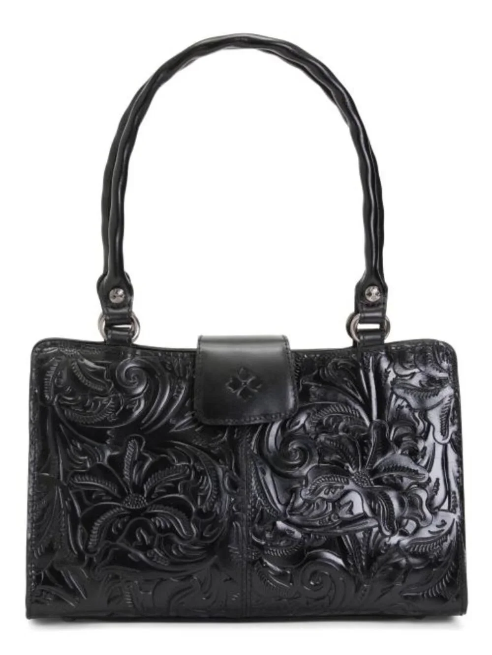PATRICIA NASH Leather Rienzo Double Handle Satchel